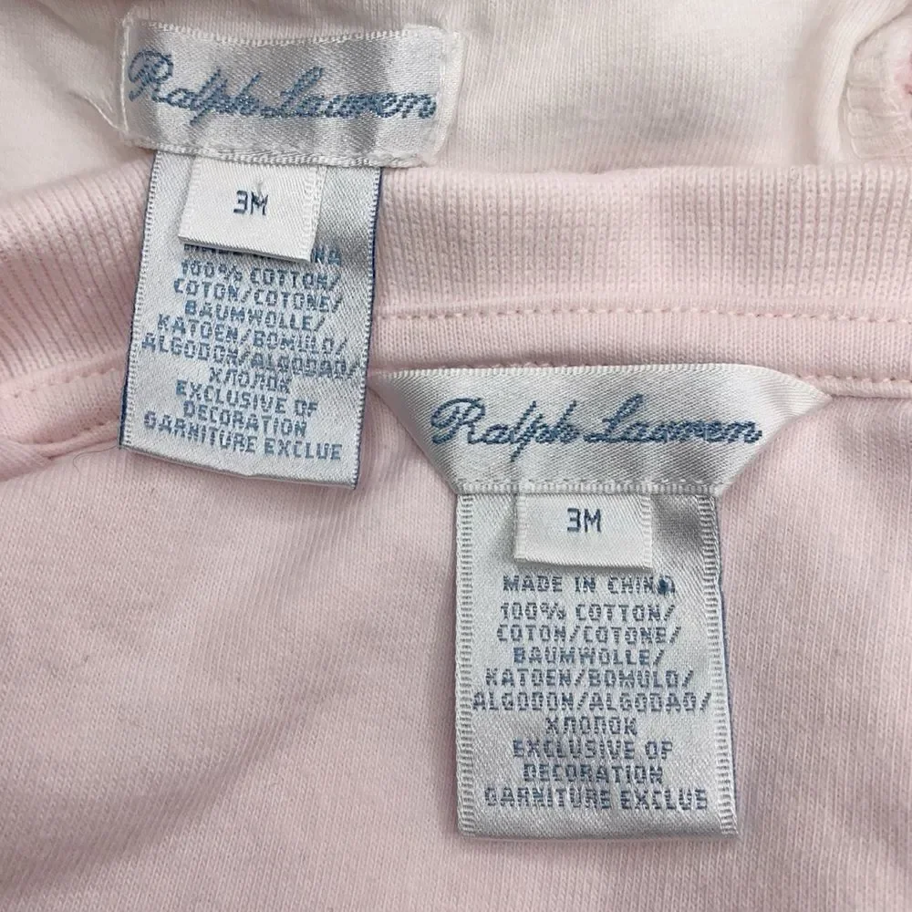 Ralph Lauren 3 Months Baby Girl BUNDLE